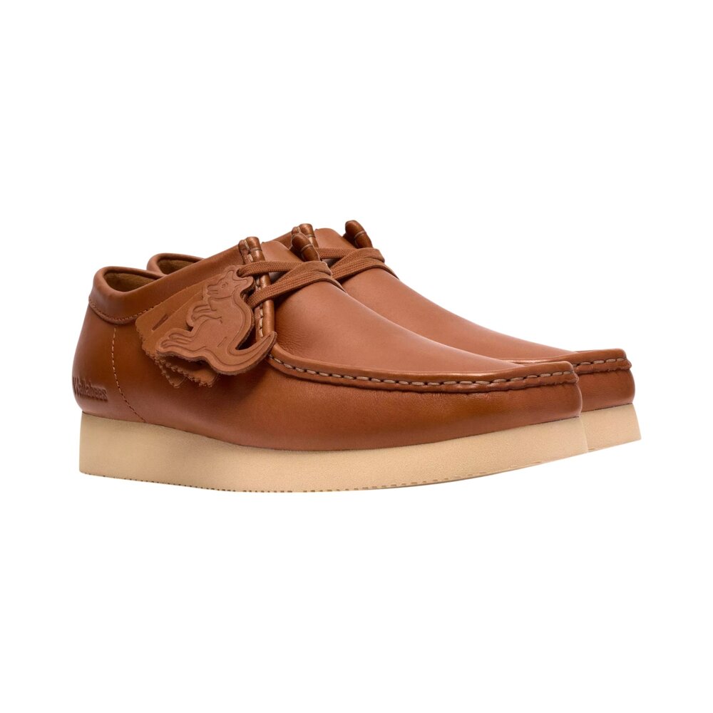 Clarks CLARKS WALLABEE SHOES BROWN LEATHER Clarks CLARKS WALLABEE SHOES BROWN LEATHER