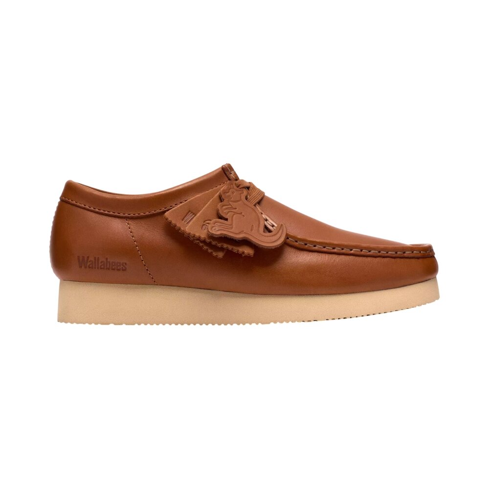 Clarks CLARKS WALLABEE SHOES BROWN LEATHER Clarks CLARKS WALLABEE SHOES BROWN LEATHER