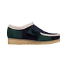 Clarks CLARKS WALLABEE SHOES BLUE/GREEN STRIPE