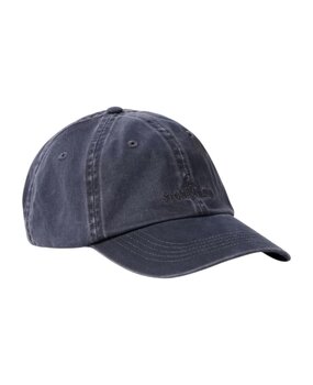 Stone Island STONE ISLAND BRUSHED COTTON GABARDINE CAP BLUE GREY