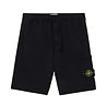 Stone Island STONE ISLAND ORGANIC COTTON FLEECE SHORTS BLACK