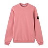 Stone Island STONE ISLAND MALFILÉ FLEECE 'OLD' EFFECT SWEATER OLEANDER PINK
