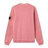 Stone Island STONE ISLAND MALFILÉ FLEECE 'OLD' EFFECT SWEATER OLEANDER PINK