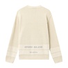 Stone Island STONE ISLAND MARINA RAW HAND COTTON + LINEN PULLOVER IVORY
