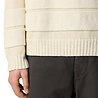 Stone Island STONE ISLAND MARINA RAW HAND COTTON + LINEN PULLOVER IVORY