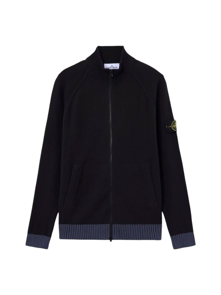 Stone Island STONE ISLAND RAW HAND ORGANIC COTTON VEST NAVY