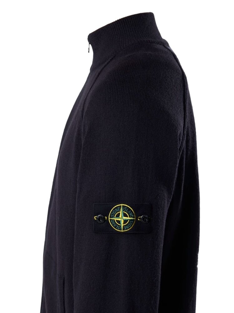 Stone Island STONE ISLAND RAW HAND ORGANIC COTTON VEST NAVY