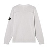 Stone Island STONE ISLAND PLATED RIB COTTON BOUCLÉ PULLOVER PEARL GREY
