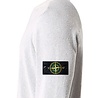 Stone Island STONE ISLAND PLATED RIB COTTON BOUCLÉ PULLOVER PEARL GREY