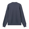 Stone Island STONE ISLAND GHOST PIECE COTTON CASHMERE PULLOVER SLATE BLUE