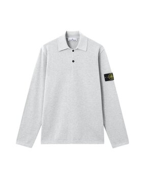 Stone Island STONE ISLAND MICRO STITCH SOFT COTTON PULLOVER PEARL GREY