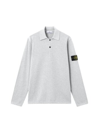 Stone Island STONE ISLAND MICRO STITCH SOFT ORGANIC COTTON PULLOVER PEARL GREY