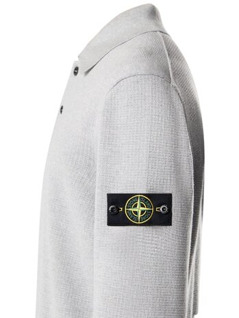 Stone Island STONE ISLAND MICRO STITCH SOFT ORGANIC COTTON PULLOVER PEARL GREY