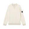 Stone Island STONE ISLAND RAW HAND ORGANIC COTTON PULLOVER IVORY BEIGE