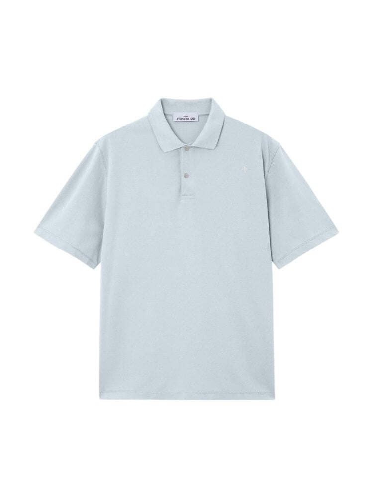 Stone Island STONE ISLAND STELLINA PIQUÉ POLO ASH BLUE