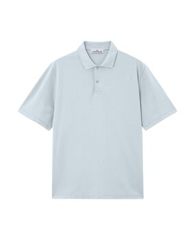 Stone Island STONE ISLAND STELLINA PIQUÉ POLO ASH BLUE