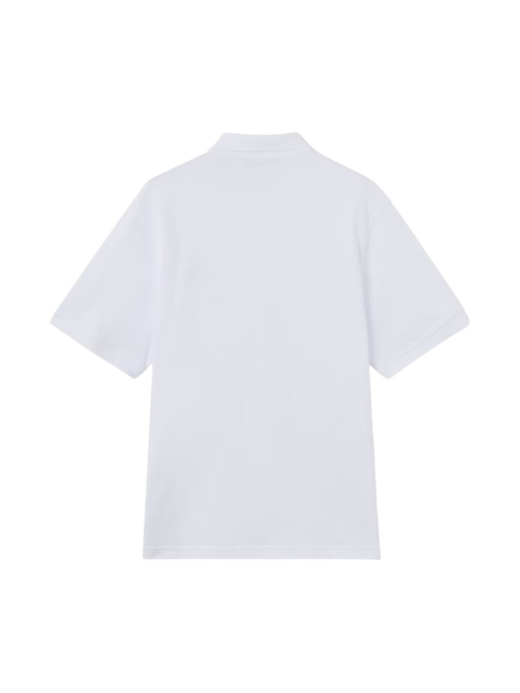 Stone Island STONE ISLAND 50/2 ORGANIC COTTON PIQUÉ POLO WHITE