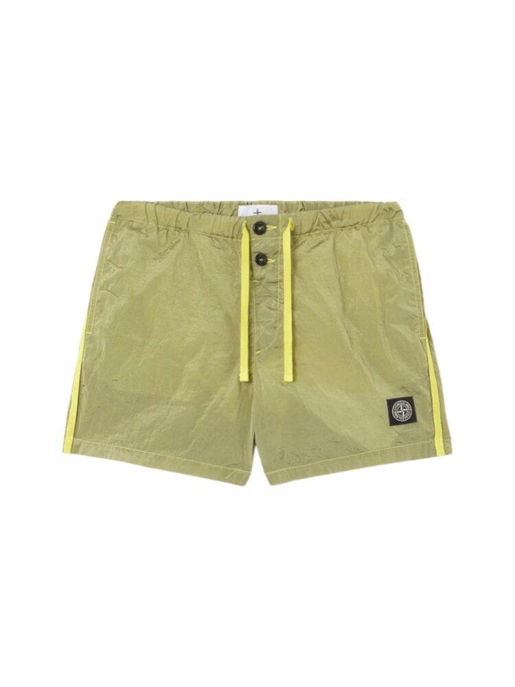 Stone Island STONE ISLAND NYLON METAL SWIMSHORT LEMON