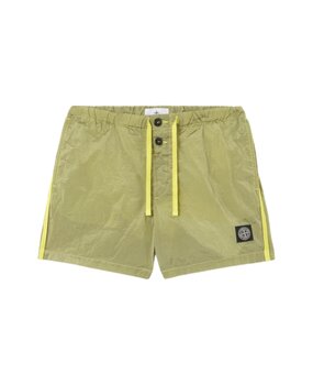 Stone Island STONE ISLAND NYLON METAL SWIMSHORT LEMON