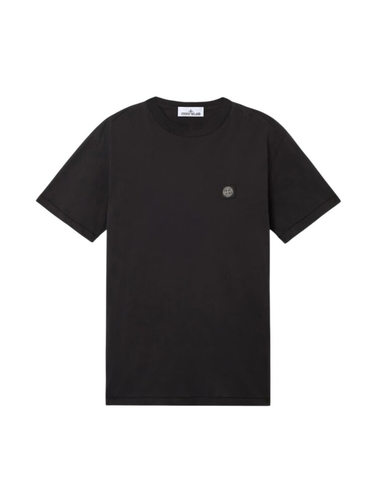Stone Island STONE ISLAND 60/2 COTTON JERSEY T-SHIRT BLACK