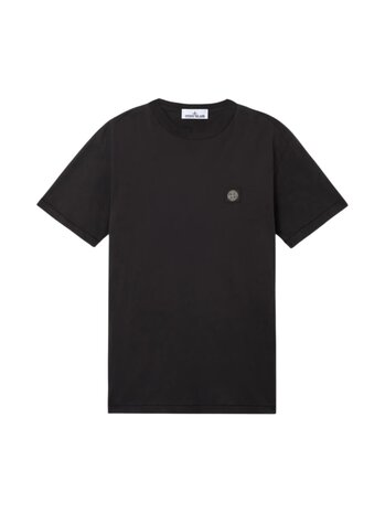 Stone Island STONE ISLAND 60/2 COTTON JERSEY T-SHIRT BLACK