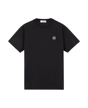 Stone Island STONE ISLAND 'FISSATO' EFFECT T-SHIRT BLACK