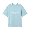 Stone Island STONE ISLAND MARINA COMBED ORGANIC JERSEY T-SHIRT DUST BLUE