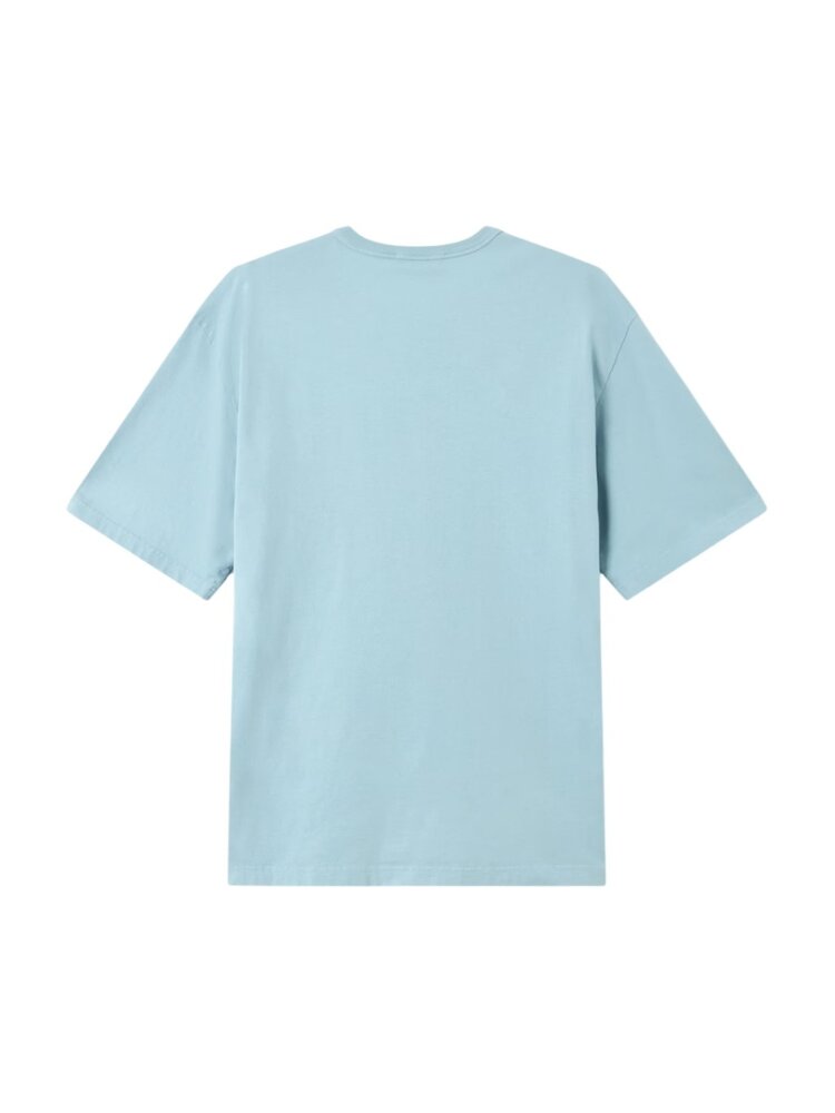 Stone Island STONE ISLAND MARINA COMBED ORGANIC JERSEY T-SHIRT DUST BLUE