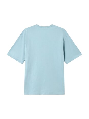Stone Island STONE ISLAND MARINA COMBED ORGANIC JERSEY T-SHIRT DUST BLUE
