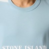 Stone Island STONE ISLAND MARINA COMBED ORGANIC JERSEY T-SHIRT DUST BLUE
