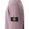 Stone Island STONE ISLAND MALFILÉ FLEECE 'OLD' EFFECT SWEATER PURPLE GREY