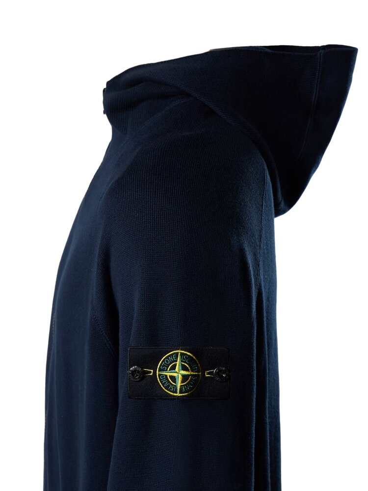 Stone Island STONE ISLAND COMPACT RIB SOFT ORGANIC COTTON VEST NAVY