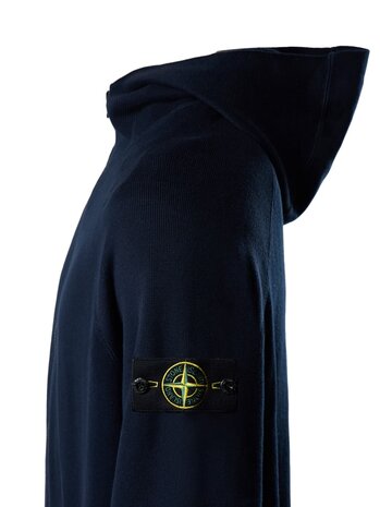 Stone Island STONE ISLAND COMPACT RIB SOFT ORGANIC COTTON VEST NAVY