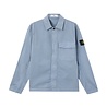 Stone Island STONE ISLAND STRETCH ORGANIC TWILL OVERSHIRT BLUE