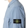 Stone Island STONE ISLAND STRETCH ORGANIC TWILL OVERSHIRT BLUE