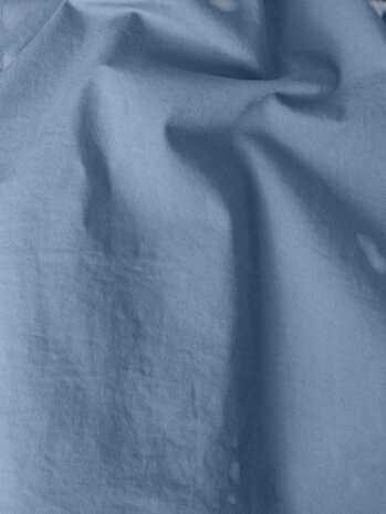 Stone Island STONE ISLAND STRETCH ORGANIC TWILL OVERSHIRT BLUE