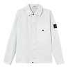 Stone Island STONE ISLAND BROKEN TWILL 'OLD EFFECT' STRETCH OVERSHIRT SKY BLUE