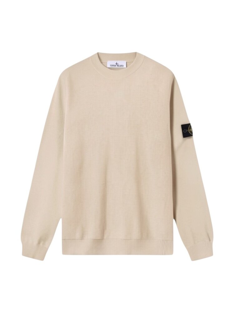 Stone Island STONE ISLAND MICRO STITCH SOFT PULLOVER DESERT BEIGE