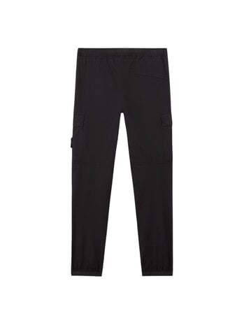 Stone Island STONE ISLAND STRETCH TELA PARACADUTE CARGO PANTS BLACK