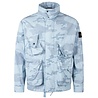 Stone Island STONE ISLAND FADED CAMO LIGHT RIPSTOP-OVD JACKET BLUE