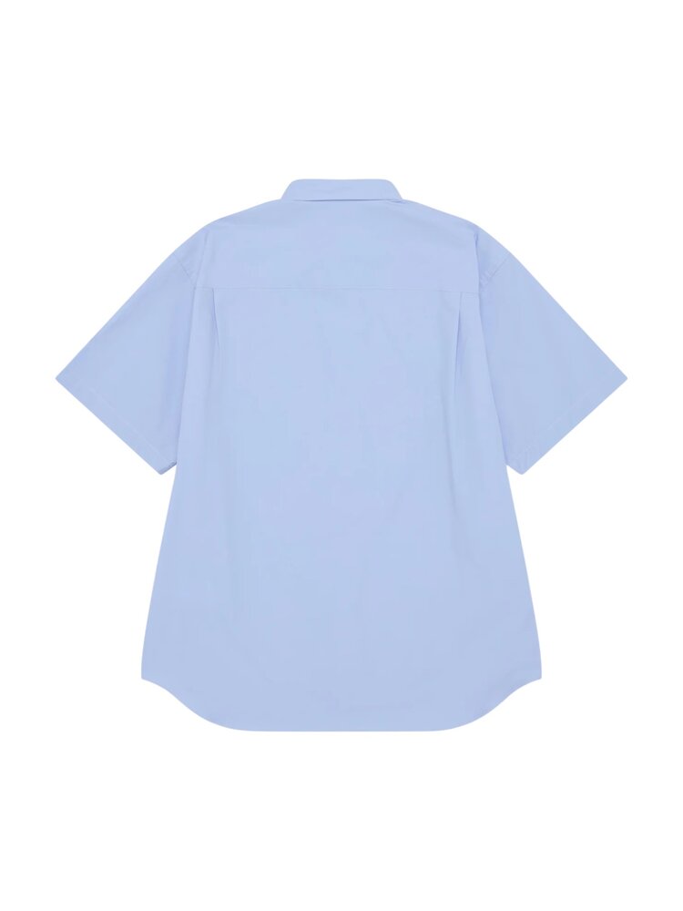 Comme des Garcons Homme COMME DES GARÇONS HOMME MIX PANEL SHORT SLEEVE SHIRT SAX/MIX