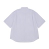 Comme des Garcons Homme COMME DES GARÇONS HOMME STRIPED SHORT SLEEVE SHIRT WHITE/NAVY