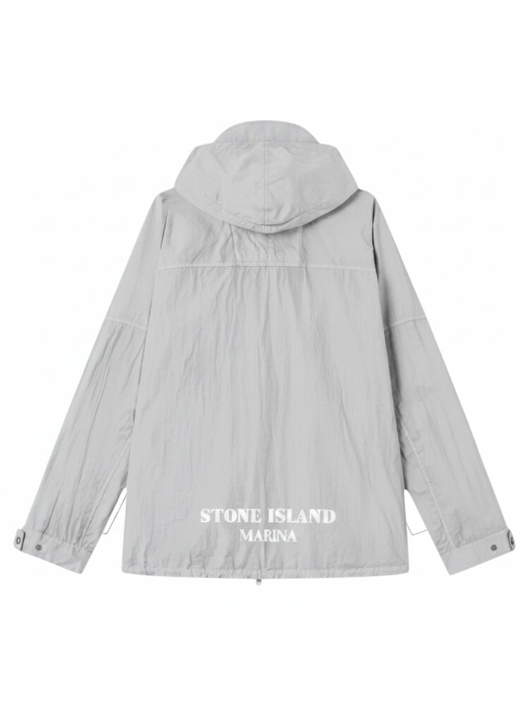 Stone Island STONE ISLAND MARINA BRUSHED NYLON-TC GRAVEL GREY Stone Island STONE ISLAND MARINA BRUSHED NYLON-TC GRAVEL GREY