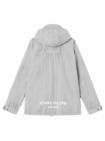 Stone Island STONE ISLAND MARINA BRUSHED NYLON-TC GRAVEL GREY Stone Island STONE ISLAND MARINA BRUSHED NYLON-TC GRAVEL GREY