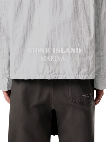Stone Island STONE ISLAND MARINA BRUSHED NYLON-TC GRAVEL GREY Stone Island STONE ISLAND MARINA BRUSHED NYLON-TC GRAVEL GREY