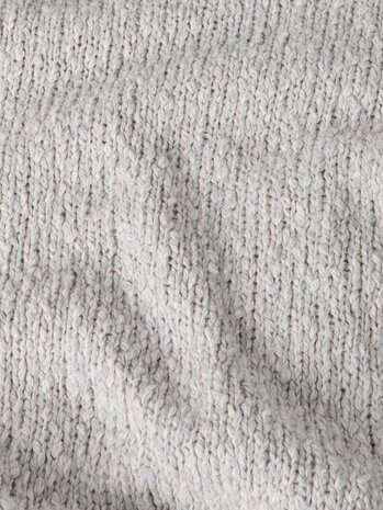 Stone Island STONE ISLAND SPECKLED COTTON PULLOVER PEARL GREY