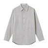 Stone Island STONE ISLAND MARINA COTTON NYLON PANAMA SHIRT GRAVEL GREY Stone Island STONE ISLAND MARINA COTTON NYLON PANAMA SHIRT GRAVEL GREY