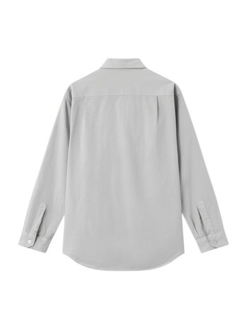 Stone Island STONE ISLAND MARINA COTTON NYLON PANAMA SHIRT GRAVEL GREY Stone Island STONE ISLAND MARINA COTTON NYLON PANAMA SHIRT GRAVEL GREY