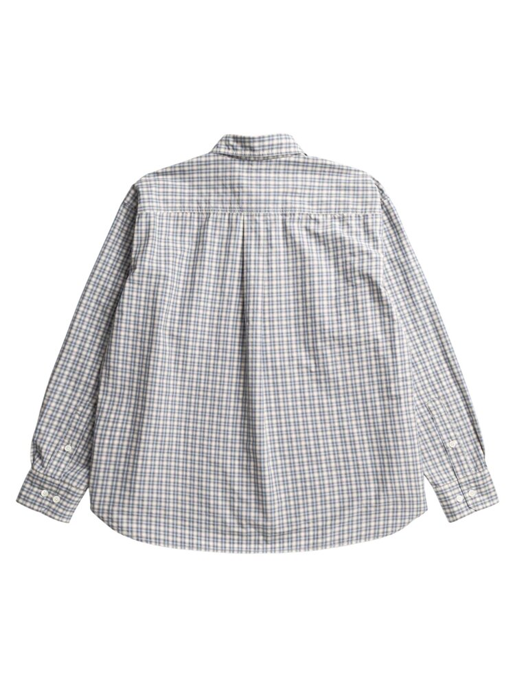 Norse Projects NORSE PROJECTS FALSTER FINE OVERSIZED CHECK SHIRT CERULEAN