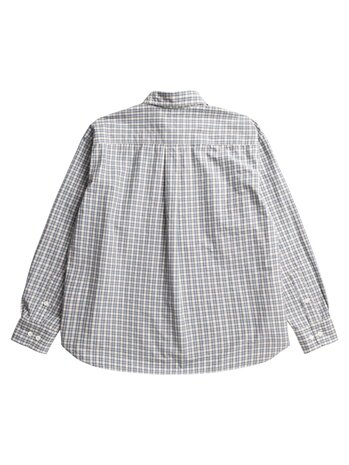 Norse Projects NORSE PROJECTS FALSTER FINE OVERSIZED CHECK SHIRT CERULEAN